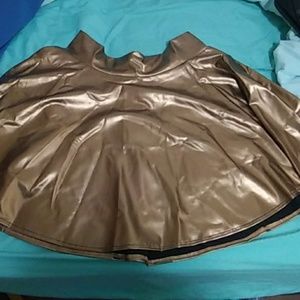 Faux Leather Mini Skirt
